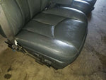 03 -06 SIERRA SILVERADO TAHOE AVALANCHE BLACK LEATHER FRONT SEATS POWER SEAT OEM