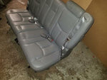 01 - 06 CHEVY TAHOE YUKON ESCALADE GRAY LEATHER 3RD THIRD ROW SPLIT SEATS SEAT