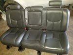 03 - 06 SIERRA SUBURBAN SILVERADO YUKON XL BLACK LEATHER 2ND ROW 60/40 SEATS OEM