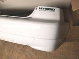 03 04 05 HONDA CIVIC EX LX HYBRID 4 DOOR SEDAN REAR WHITE BUMPER COVER OEM NICE