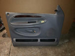 98 - 02 DODGE RAM 1500 2500 3500 GRAY POWER FRONT DOOR PANEL OEM WOODGRAIN