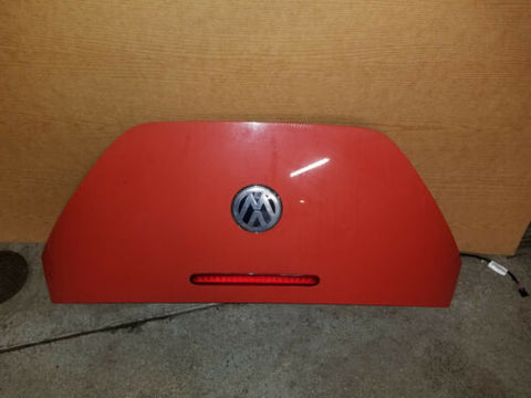 00 01 02 03 04 05 VW BEETLE BUG ORANGE REAR TRUNK LID DECK COVER OEM NICE