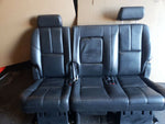 07 - 14 CHEVY TAHOE YUKON ESCALADE BLACK LEATHER 2ND ROW BENCH 60/40 SEATS SEAT