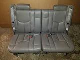 01 - 06 CHEVY TAHOE YUKON ESCALADE GRAY LEATHER 3RD THIRD ROW SPLIT SEATS SEAT