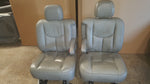 01 02 03 - 06 SUBURBAN YUKON XL ESCALADE ESV GRAY LEATHER 2ND ROW SEATS SEAT OEM