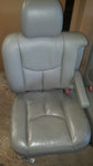 01 02 03 - 06 SUBURBAN YUKON XL ESCALADE ESV GRAY LEATHER 2ND ROW SEATS SEAT OEM