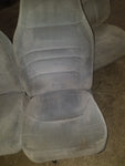 88 - 96 FORD F150 F250 F350 BRONCO FRONT GRAY CLOTH FRONT MANUAL SEATS