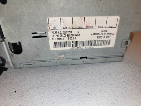 2003 GMC YUKON - 6-CD/AM/FM Radio 25753974 OEM