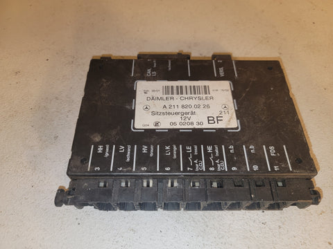 01-12 Mercedes W209 CLK350 E500 G550 Front Right Under Seat Control Module  A2118200226 OEM