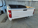 19 20 - 23 Chevy Silverado 2500 8" pickup bed white box w/ tailights tailgate bumper cover