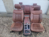 09 - 14 Ford F150 King Ranch front power Seats & rear seat w/ center console heat cool